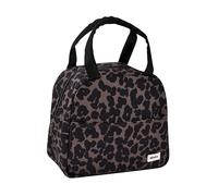 BÉABA, Insulated Lunch Bag for Baby/Children's Meals, Lunchbox, Keeps Food Warm/Cool, Large 5L Capacity, Waterproof Fabric, Front Pocket, Soft Material, Leopard Print