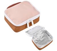 BÉABA, Insulated Lunch Bag, Lunch Box, Boite à Gouter, Isotherme, Waterproof, Name tag, Capacity 2,7L, Large Zip, Gum Effect, Faro, Dusty Rose