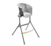 BÉABA, Junior Cushion for Up & Down High Chair, Comfortable, Ergonomic, from 3 Years, Water Repellent, Grey
