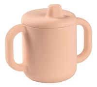 Béaba Learning Glass/Cup for Child/Baby, 100% Silicone, Soft and Very Resistant Material, Microwave Compatible, Pink