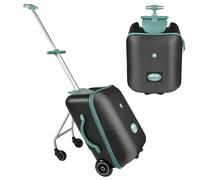 Béaba & Micro Mobility 2-in-1 Ride-On Luggage Eazy Blue | Kids Suitcase + Seat