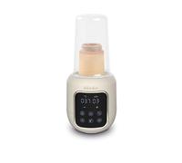 BÉABA Multi Milk Bottle Warmer & Sterilizer - Heats Breast Milk & Formula, 5 Functions: Water Bath, Baby Food, Defrost, Quick Mode, Sterilization - Color Clay
