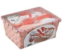 BEABA Personal Care Basket, Coral/Nude