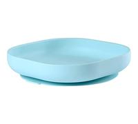 Béaba - Silicone Feeding Suction Plate - for Babies and Children - Blue