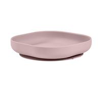 Béaba - Silicone Feeding Suction Plate - for Babies and Children - Pink