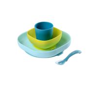 Beaba Silicone Meal Set (4 pcs) - Blue