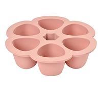 Béaba Silicone 6 Weaning Portions Storage Tray 150ml Pink