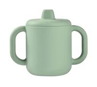 Béaba, Sippy Cup, Baby Cup, Large Handles, Easy to Hold, Ergonomic, Soft Spout, Sage Green