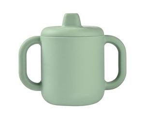 Béaba, Sippy Cup, Baby Cup, Large Handles, Easy to Hold, Ergonomic, Soft Spout, Sage Green