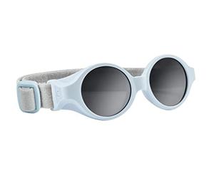 BEABA, Sunglasses for Babies 0-9 Months, 100% UV Protection - CAT 4, Side Protection, Optimal Comfort, Adjustable Elastic Headband, Pearl Blue
