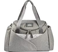 Béaba - Sydney II diaper bag - Modulable, large capacity - Large cocoon changing surface - Insulated compartment for baby food, pram attachment system, carry handles - Heather grey