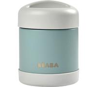 BÉABA - Thermal Meal Preservation Container - For Baby and Children - 100% Airtight - Stainless Steel - Keeps food Hot or Cold for more than 5 hours - Double layered - 300 ml - Grey/Green