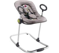 BÉABA - Up & Down I Baby Bouncer - Adjusts at the touch of a button - 4 Heights - 3 Tilt positions - for Babies and Children - Newborn insert - Ultra comfortable - Black