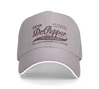 BEABAG Baseball Cap Dr. Pepper King of Beverages Cap Baseball Cap hat Winter Fishing caps Hat Male Women's