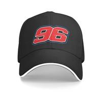 BEABAG Baseball Cap Jake Dixon Number 96 Red Baseball Cap Luxury Man Hat Big Size Hat Hat Beach Golf Cap Mens Hat Women's