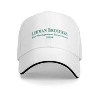 BEABAG Baseball Cap Lehman Brothers Risk Management Department 2008 Baseball Cap Rave Military Tactical Cap Cap Female Men's
