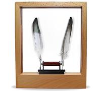 BEABAG Creative Slow Motion Photo Frame 3D Optical Illusion Picture Frame Pinewood Slow Dance Time Decor Home Decoration Ornaments Gifts for Family Friend