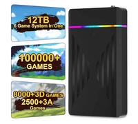 BEABRET 12TB Retro Gaming Hard Drive Preloaded with 100,000+ Games | Supports 6 Gaming Systems | Portable Hard Drive for Classic Arcade, 3D & High-End Games | Plug & Play for Windows PC 7/8/10/11