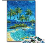 Beach at Night Jigsaw Puzzles for Adults Teenagers Jigsaws Puzzle, Challenging Game And Family Play Educational Game for Birthday, Chrismas (70x100cm)