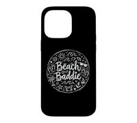 Beach Baddie Summer Vacation Beach Lover Doodle Case for iPhone 14 Pro Max