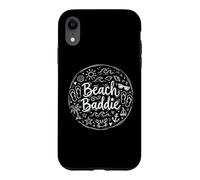 Beach Baddie Summer Vacation Beach Lover Doodle Case for iPhone XR