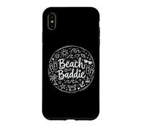 Beach Baddie Summer Vacation Beach Lover Doodle Case for iPhone XS Max
