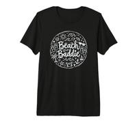 Beach Baddie Summer Vacation Beach Lover Doodle Premium T-Shirt