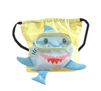 Beach Bag for Kids | Lightweight Adjustable Cartoon Cute | Boys Girls Gym Drawstring Backpack - for Kids Family Friends Daughter Son