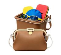 Beach Bag For Women- Waterproof Purse That Opens into a Box | Drop It in the Water. Pick It Up. Walk Away. The Only Bag That Protects Everything You Love, From Sand, Surf & Chaos (Brown)
