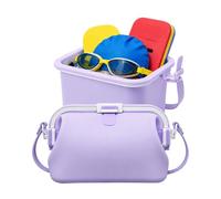 Beach Bag For Women- Waterproof Purse That Opens into a Box | Drop It in the Water. Pick It Up. Walk Away. The Only Bag That Protects Everything You Love, From Sand, Surf & Chaos (Purple)