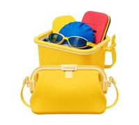 Beach Bag For Women- Waterproof Purse That Opens into a Box | Drop It in the Water. Pick It Up. Walk Away. The Only Bag That Protects Everything You Love, From Sand, Surf & Chaos (Yellow)