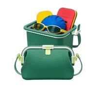 Beach Bag For Women- Waterproof Purse That Opens into a Box | Drop It in the Water. Pick It Up. Walk Away. The Only Bag That Protects Everything You Love, From Sand, Surf & Chaos (Dark Green)