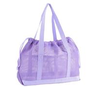 Beach Bag, Sand-Free Mesh Carrier, 33x14x27cm, Large Net Tote, Swimming Gear Pouch, Quick Dry Fabric, for Seaside Holidays, Weekend Pool Trips, Daily Summer Shopping
