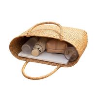 Beach Bag Straw Rustic Boho Natural Summer