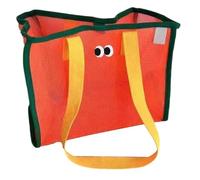 beach bag tote mesh | large big eyes pattern for women,play bag, accessories holding shells toys, portable leaking bath pocket capacity travel swimming storage toy boys and girls