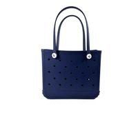 Beach Bag, Travel Cosmetic Bag, EVA Material, Portable and Large Capacity, Multi-Purpose, DIY(Dark Blue,X-Small)