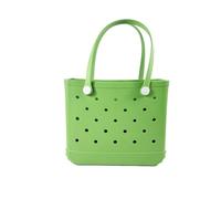 Beach Bag, Travel Cosmetic Bag, EVA Material, Portable and Large Capacity, Multi-Purpose, DIY(Light Green,Small)