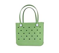Beach Bag, Travel Cosmetic Bag, Outdoor Portable, EVA Multifunctional Storage, DIY,(Fruit Green,36 * 30 * 13cm)