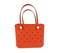 Beach Bag, Travel Cosmetic Bag, Outdoor Portable, EVA Multifunctional Storage, DIY,(Orange,46 * 35 * 24cm)