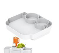 Beach Bag Tray Accessories for Tote, Professional Beach Bag Topper Tray, Reusable Outdoor Cup Holder, Portable Multipurpose Food Storage Plate for Camping Picnic Drinks Fruits