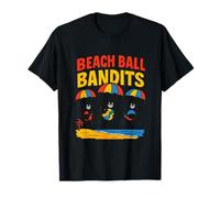 Beach Ball Bandits Beach Squad Summer Cartoon T-Shirt