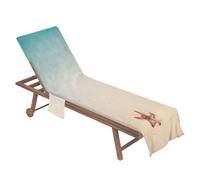 Beach Bed Towel Cover | With Storage Bag 211cm x 73.6cm Absorbent Microfiber,Outdoor Pool Beach Chair Cover,for Courtyard, Garden, Terrace, Patio, Wellness, Hotel, So