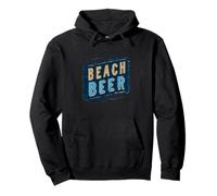 Beach Beer Logo Costume for Beer Drinkers Pullover Hoodie