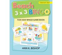 Beach Bingo: 3 x 3, Fun Kids' Bingo Game and Activity Book