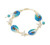 Beach Blessings for Women, Boho Anklet for Women - Boho Beach Bracelet Handmade Adjustable | Elegant Female Fashion for Festival Cruise Party Tropical, Se référer à la description, Shell, Refer to