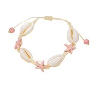 Beach Blessings for Women, Boho Anklet for Women - Boho Beach Bracelet Handmade Adjustable | Elegant Female Fashion for Festival Cruise Party Tropical, Se référer à la description, Shell, Refer to