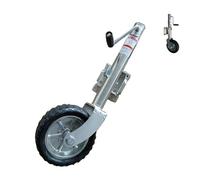 Beach Boat Trailer Jack - Heavy-Duty Bolt-On Swivel Jack, Beach Trailer Wheels, 10-inch Guide Wheel Galvanized Steel Support Whee, Lift Swivel 2000 Lbs, For Caravans
