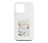 Beach Boots Big Dreams Surf Palm Tree Cowboy Country Case for iPhone 13 Pro Max