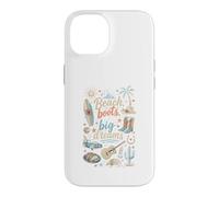 Beach Boots Big Dreams Surf Palm Tree Cowboy Country Case for iPhone 14