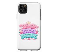 Beach Booze Besties Funny Drinking Friends Summer Vacation Case for iPhone 11 Pro Max